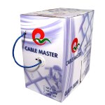 500 ft. Solid Shielded F/UTP CAT5e (350MHz) Network Cable - FT4/CMG - TechCraft
